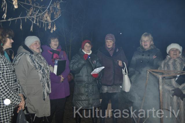 Jauktais koris Lācplēša dienas vakarajundas pasākumā 11.11.2013.